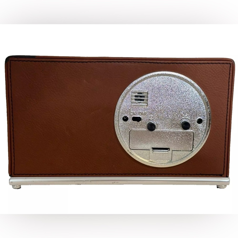 The BILLY GRAHAM Library 10 Year Anniversary Leather Bound Clock COLLECTIBLE - Picture 4 of 9